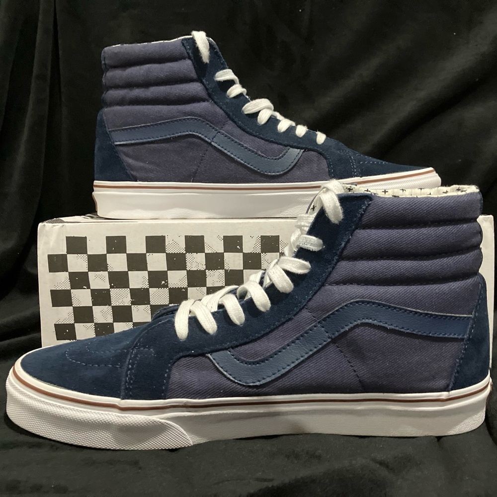 Vans Sk8-Hi Navy/White Men’s size 10